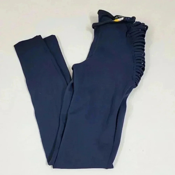 Blue life fit STRAPPY HIGH WAIST LEGGING in blue - Picture 2 of 10